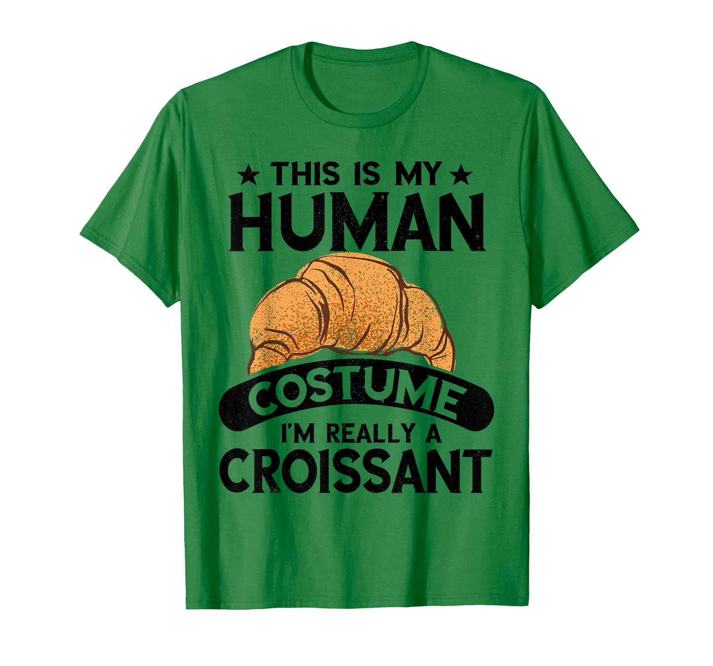 Croissant Human Costume Breakfast Baking Croissant Lover T-Shirt