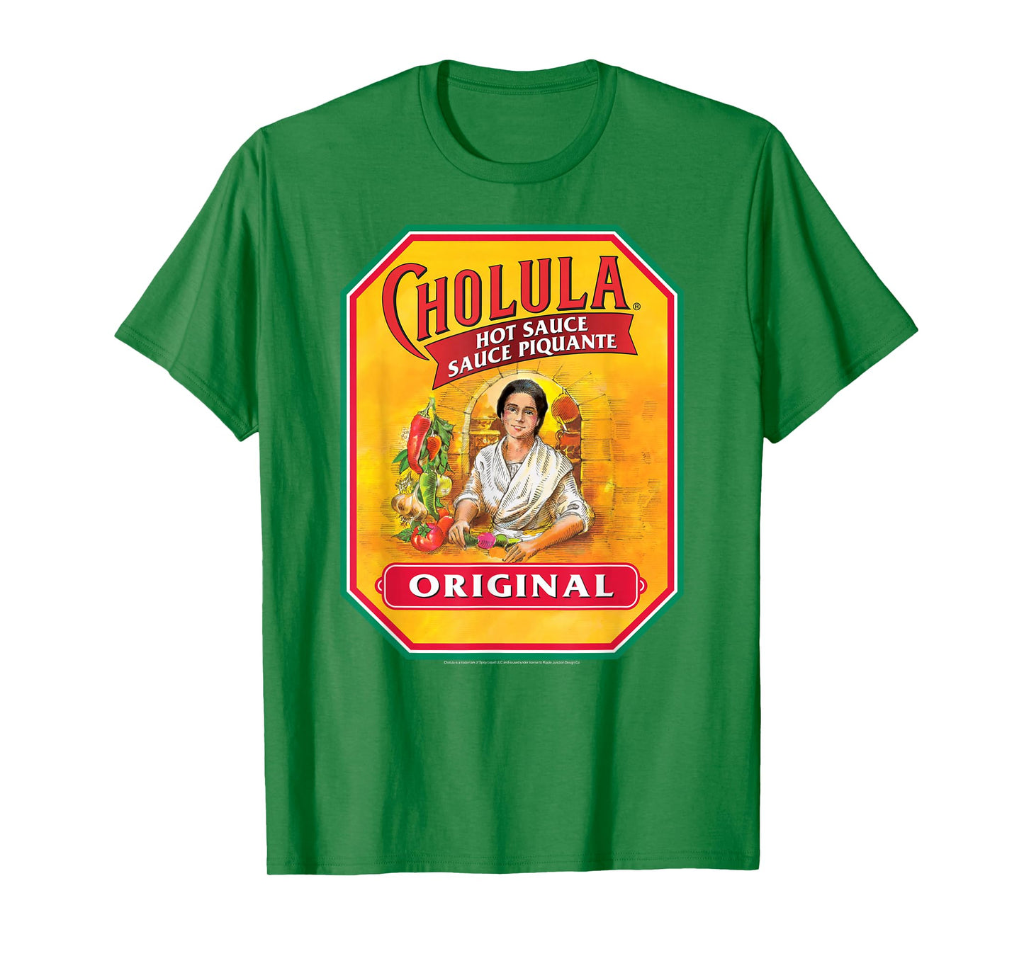 Cholula Hot Sauce Bottle Lable Casual Costume Foodies T-Shirt