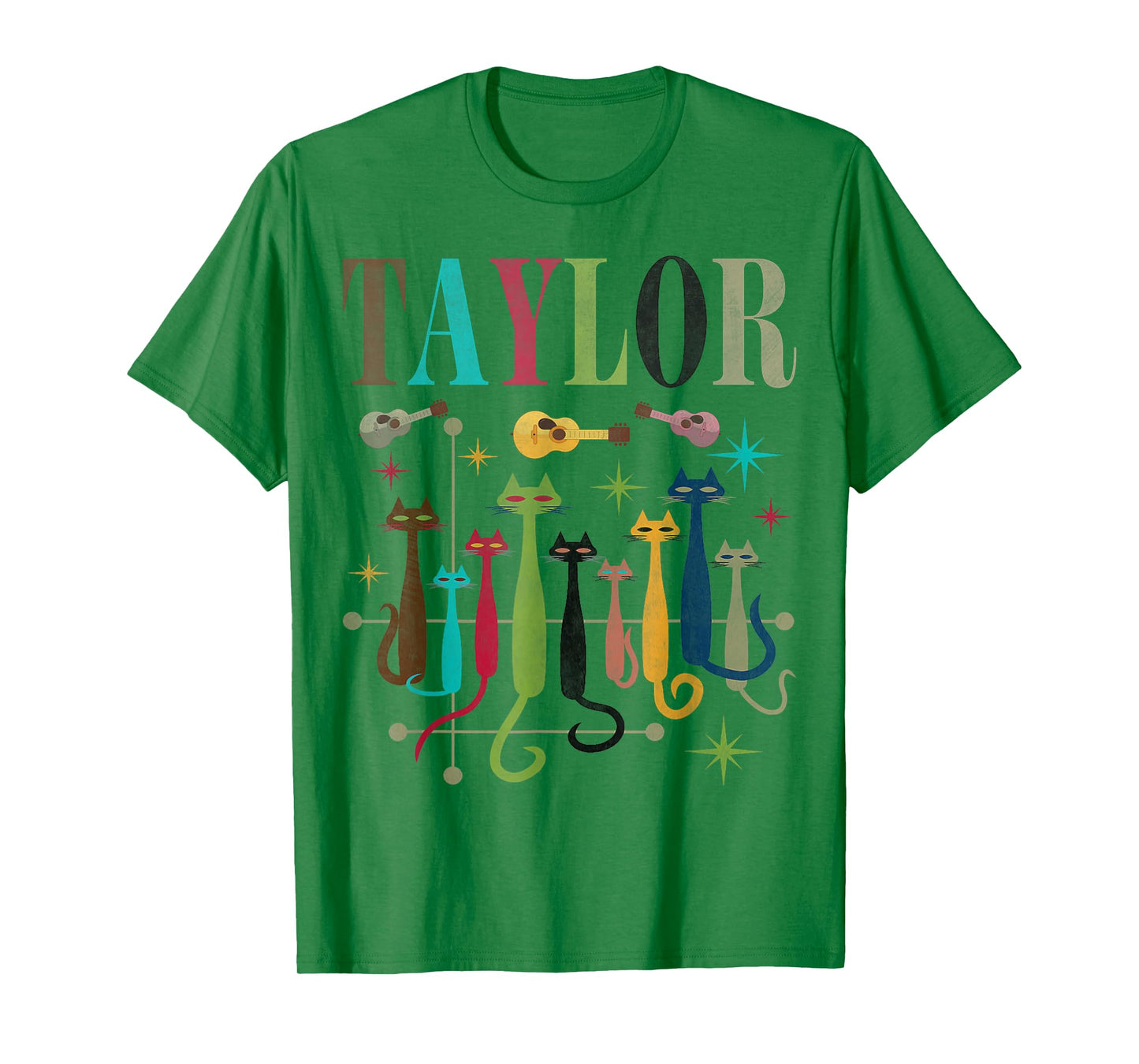 Retro Taylor Vintage Mid-Century Look Taylor Cats 50s 60s T-Shirt