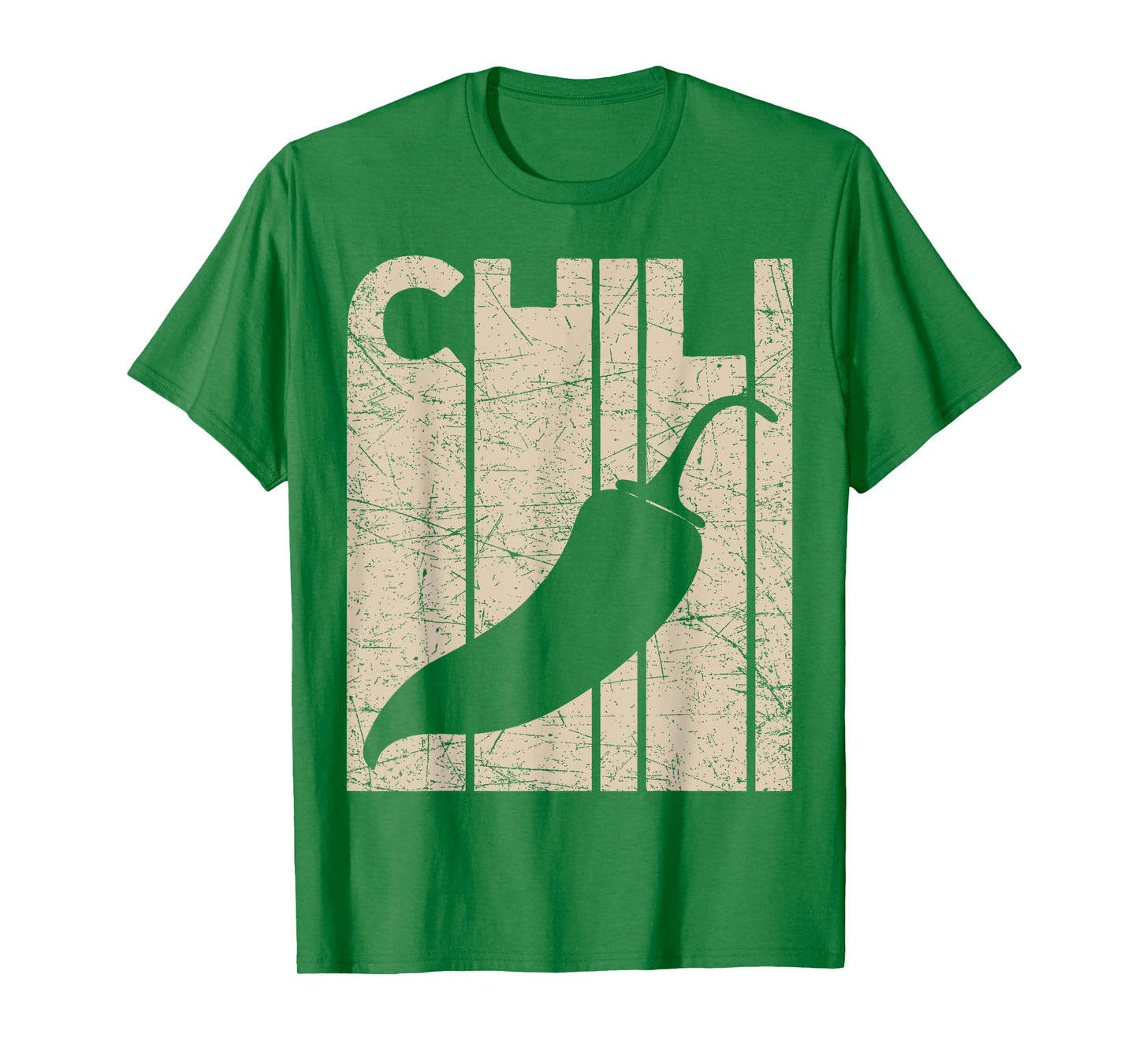 Chili Pepper Vintage Spicy Food Lover Retro Foodie T-Shirt