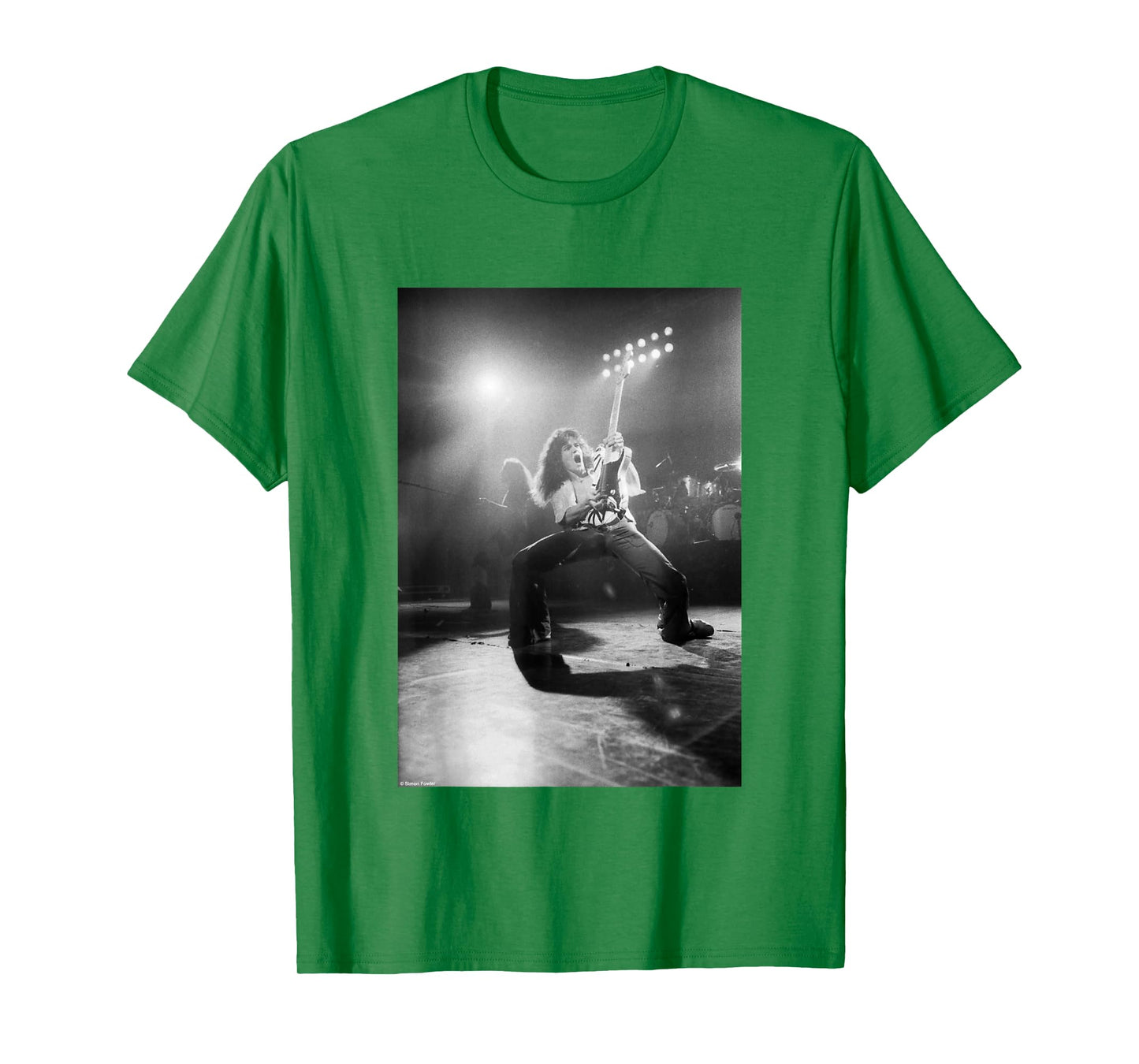Eddie Van Halen Live Rainbow Theatre by Simon Fowler T-Shirt