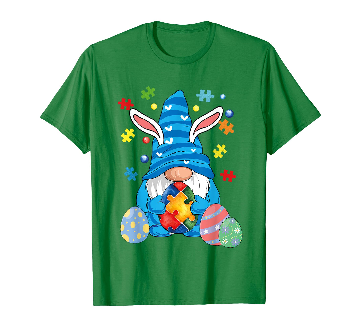 Autism Easter Gnome Autism Awareness Easter Day Gnomes Egg T-Shirt