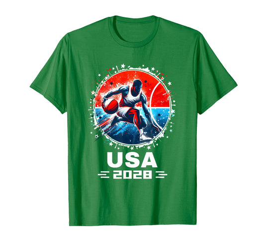 USA Team 2028 Basketball Shirt 2028 Basketball Apparel 2028 T-Shirt