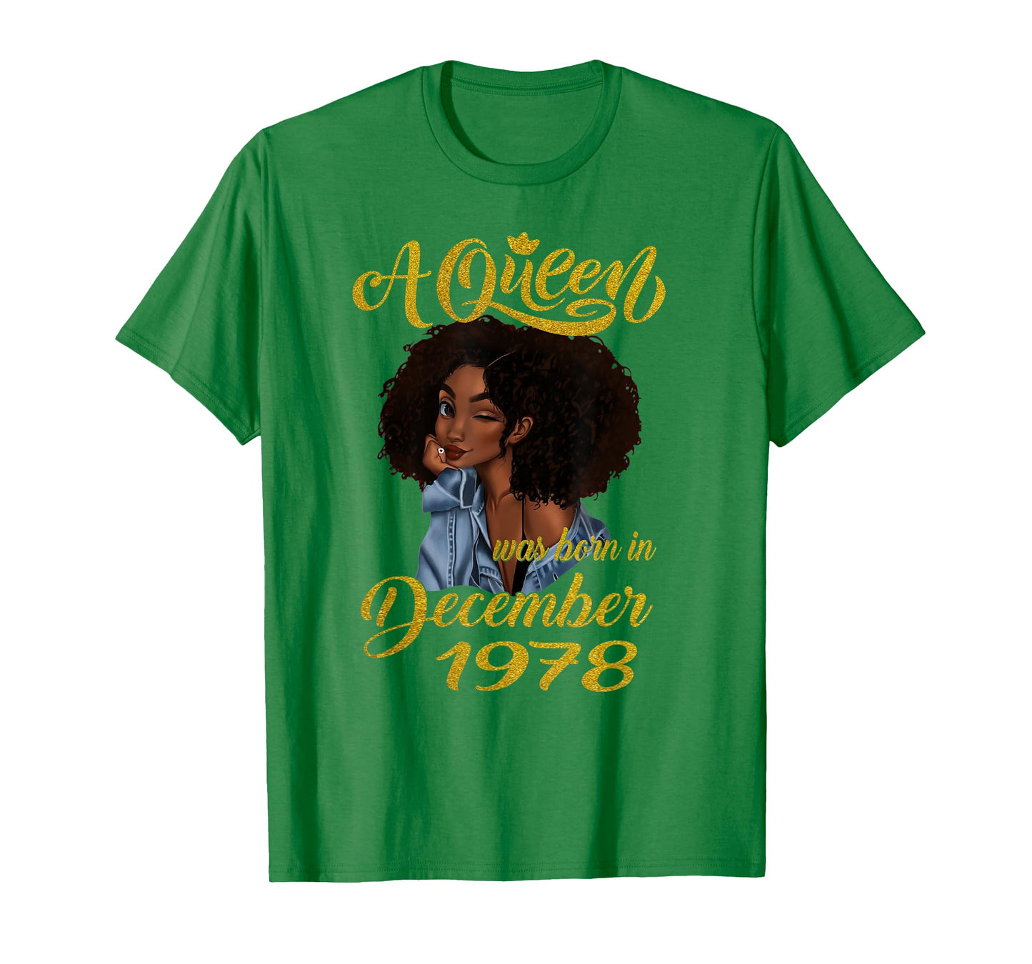 A Queen Was Born in December 1978 42nd Birthday Gift T-Shirt