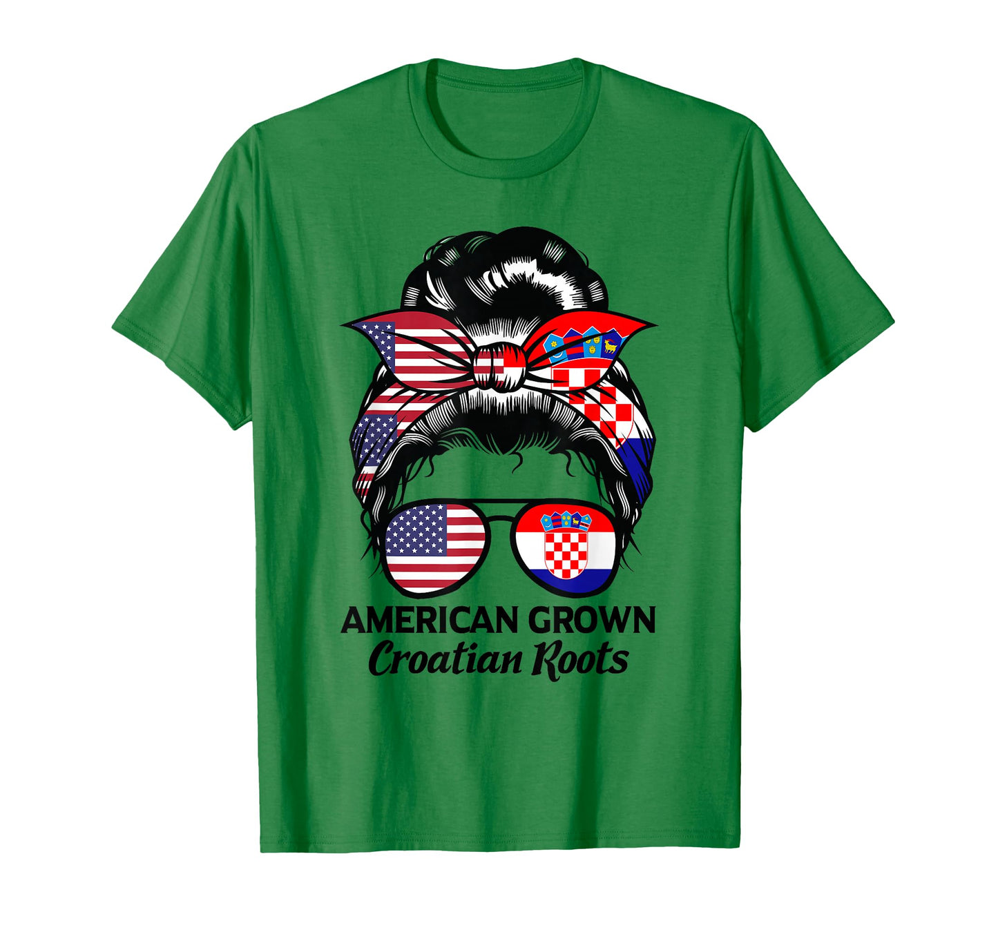 American Grown Croatian Roots Croatia T-Shirt