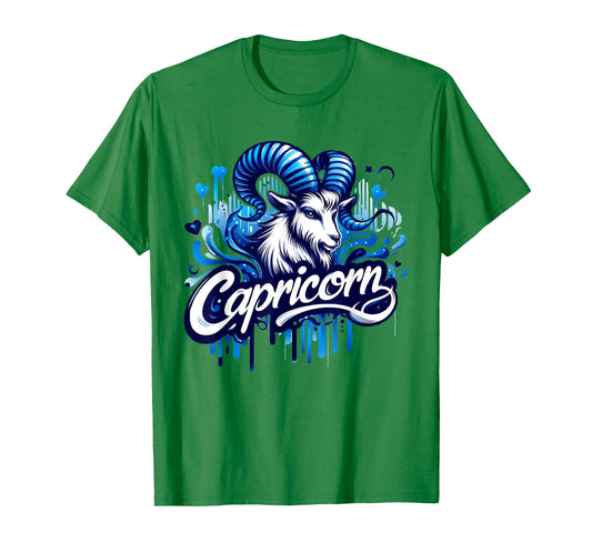 Capricorn Zodiac Symbol Horoscope Astrology Birthday T-Shirt