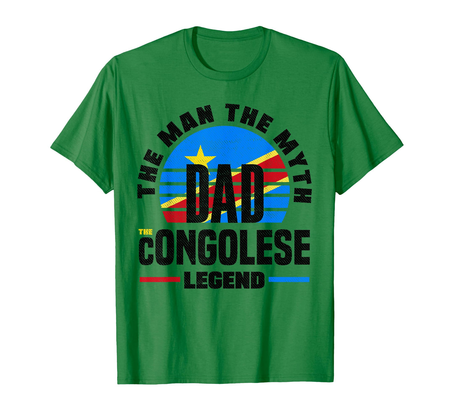 Congolese DR Congo Congolese Flag Fathers Day T-Shirt