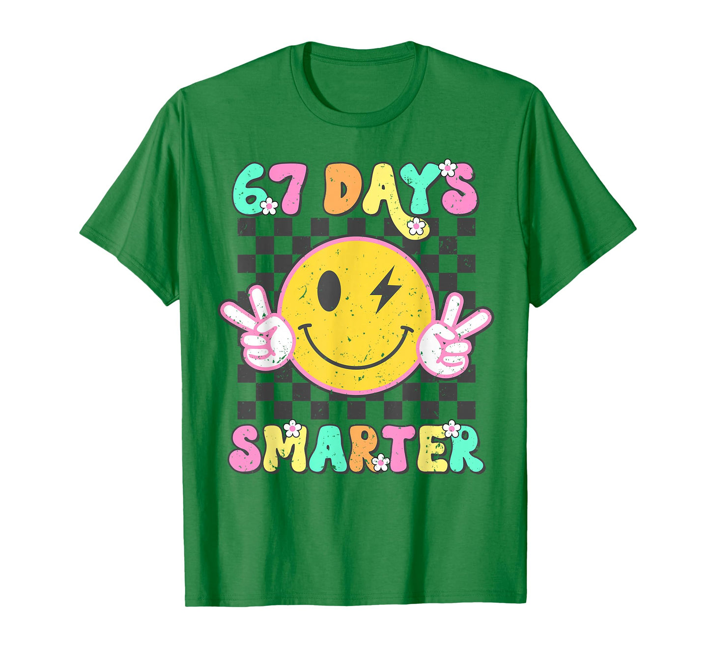 67th Day of School Shirt 67 Days Smarter Teacher Boy Girls T-Shirt