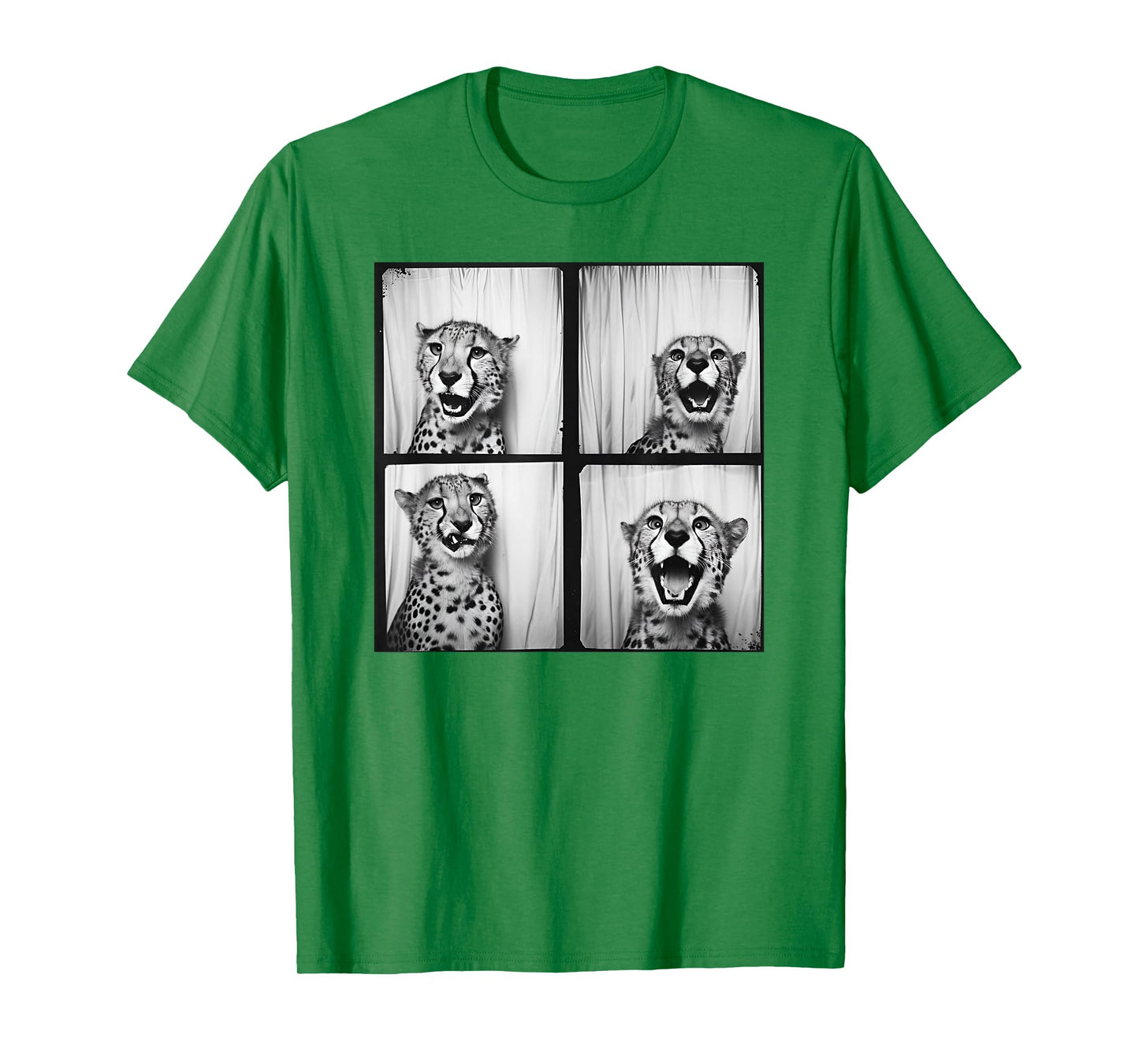 African Cheetah Zoo Photobooth Quirky Funny Safari Animal T-Shirt