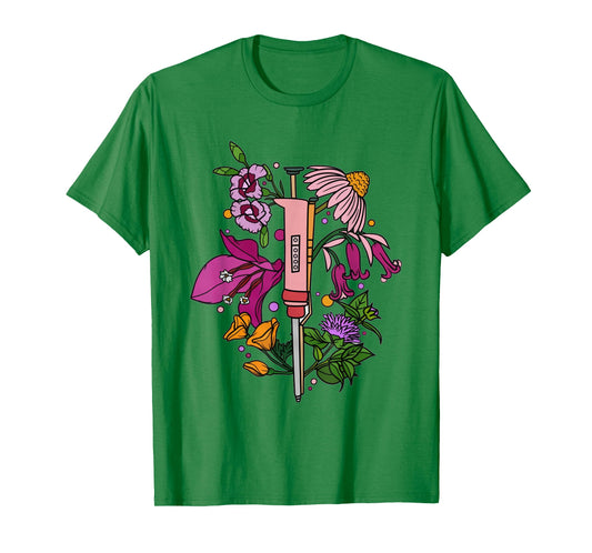Chemistry Laboratory Pipette Medical Lab Tech Technician T-Shirt