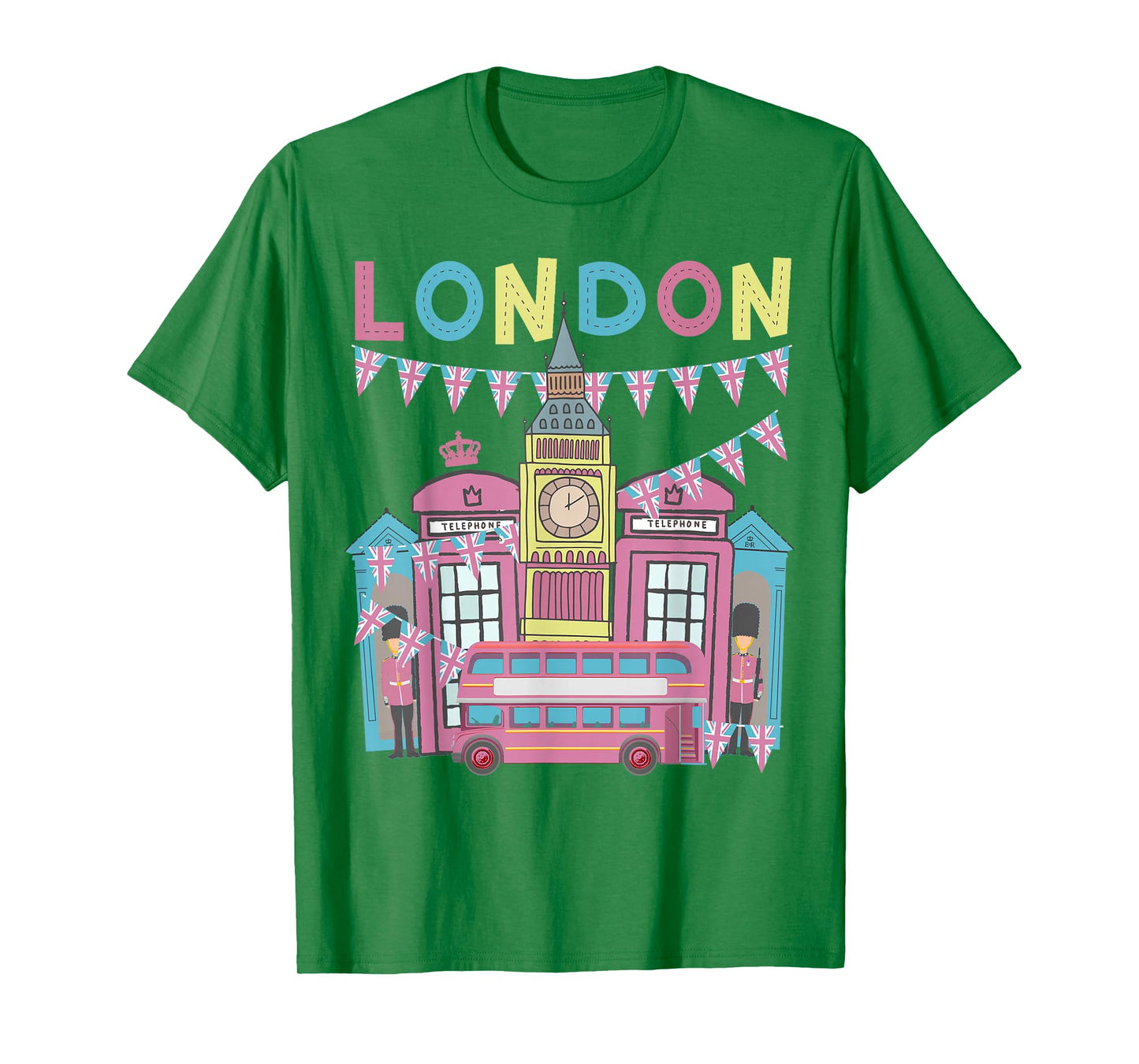 London Souvenirs Idea For Kids & English British Memorabilia T-Shirt