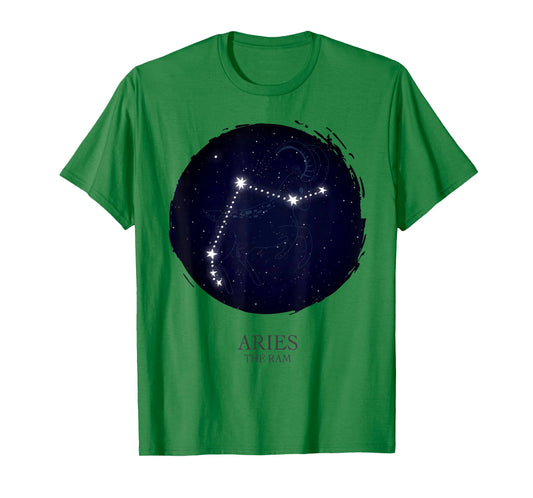 Aries Constellation Of The Zodiac The Ram Star Astrology T-Shirt