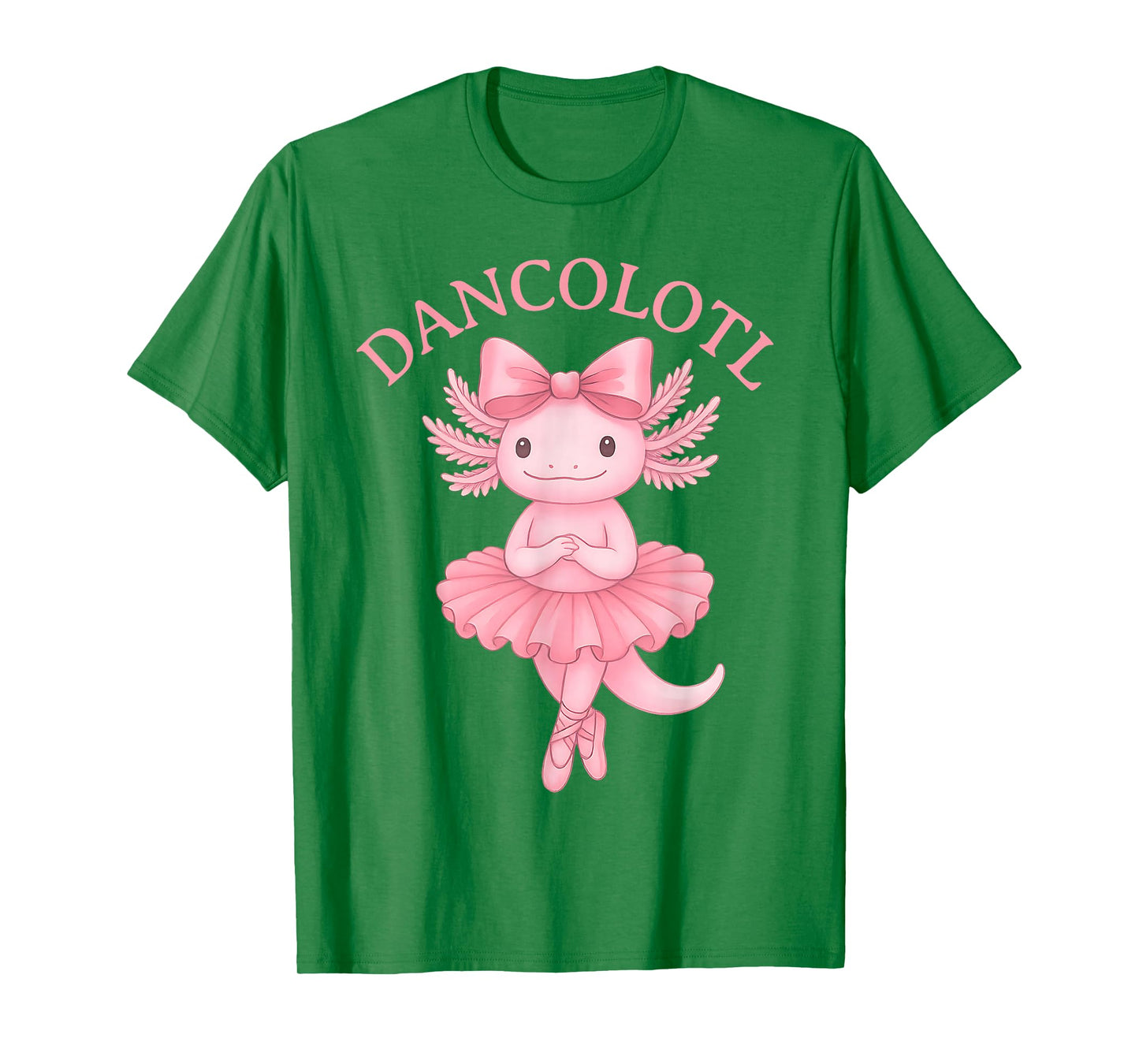 Ballerina Axolotl Coquette Bow Dancolotl Girls Ballet Dance T-Shirt