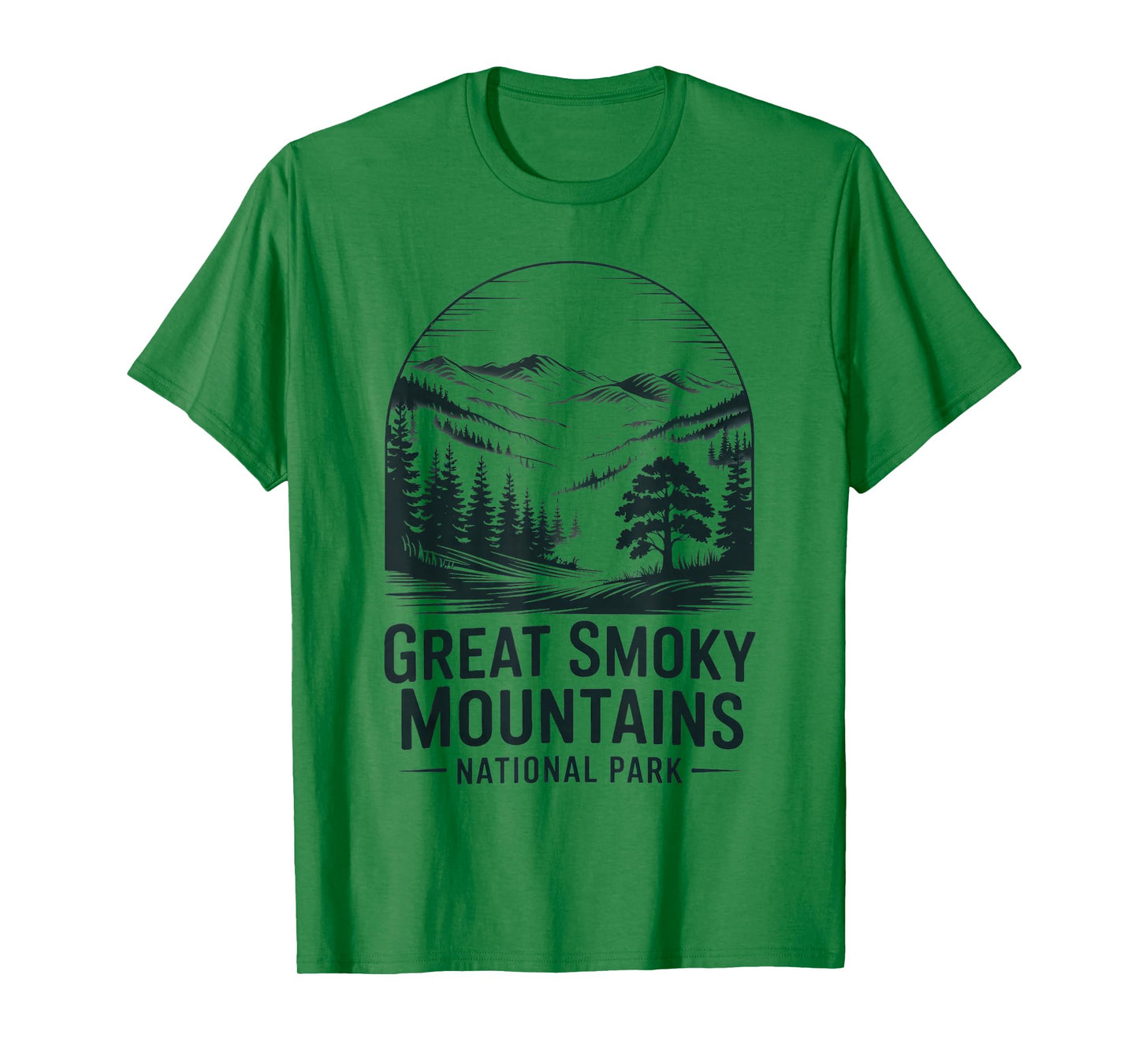 Great Smoky Mountains National Park Retro National Park T-Shirt