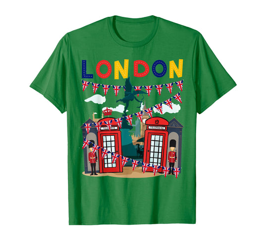 London Souvenirs Idea For Kids & British Memorabilia London T-Shirt
