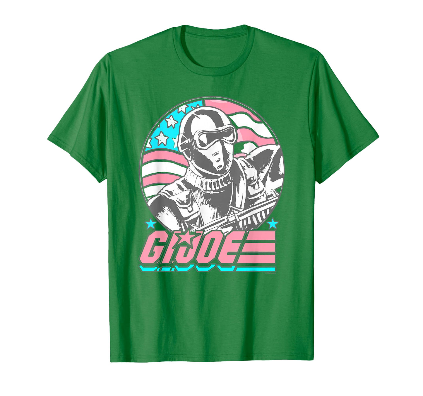 G.I. Joe Classic Snake Eyes with American Flag Portrait T-Shirt