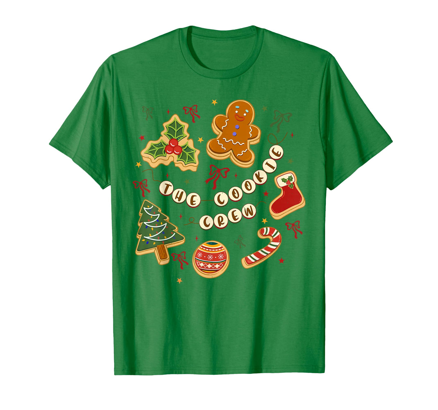 Christmas Cookie Baking Crew for Women Basker Seniors Xmas T-Shirt