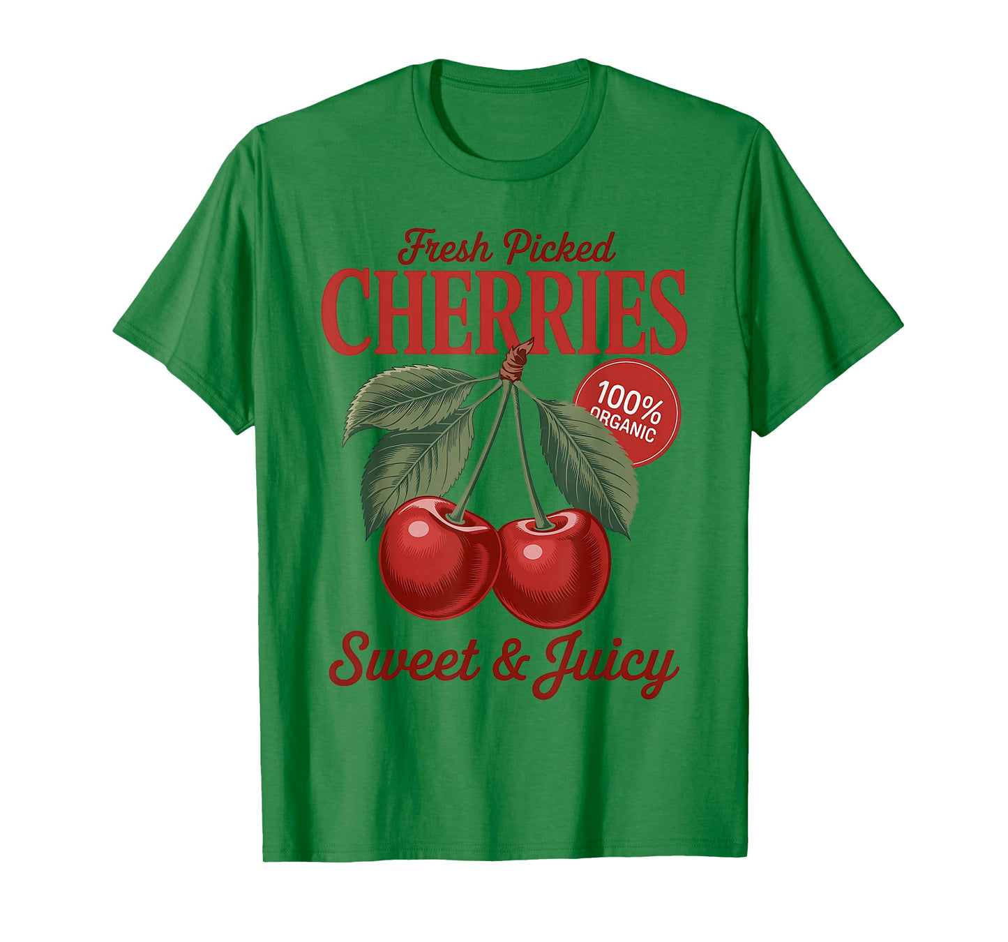 Cherry Farmer's Market Fresh Picked Cherries Cherry Lover T-Shirt
