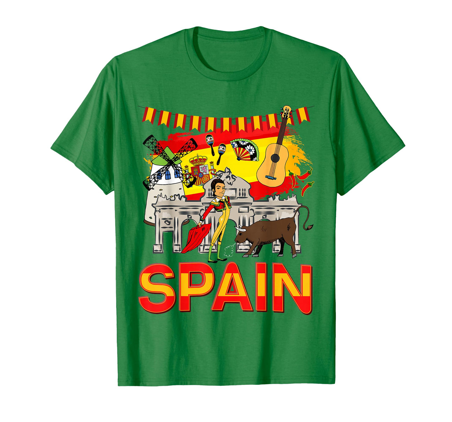 Spanish Flag Idea for Kids & Spanish Memorabilia Spain T-Shirt