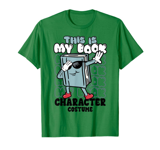 This is My Book Character Costume Funny Reading Book Lover T-Shirt