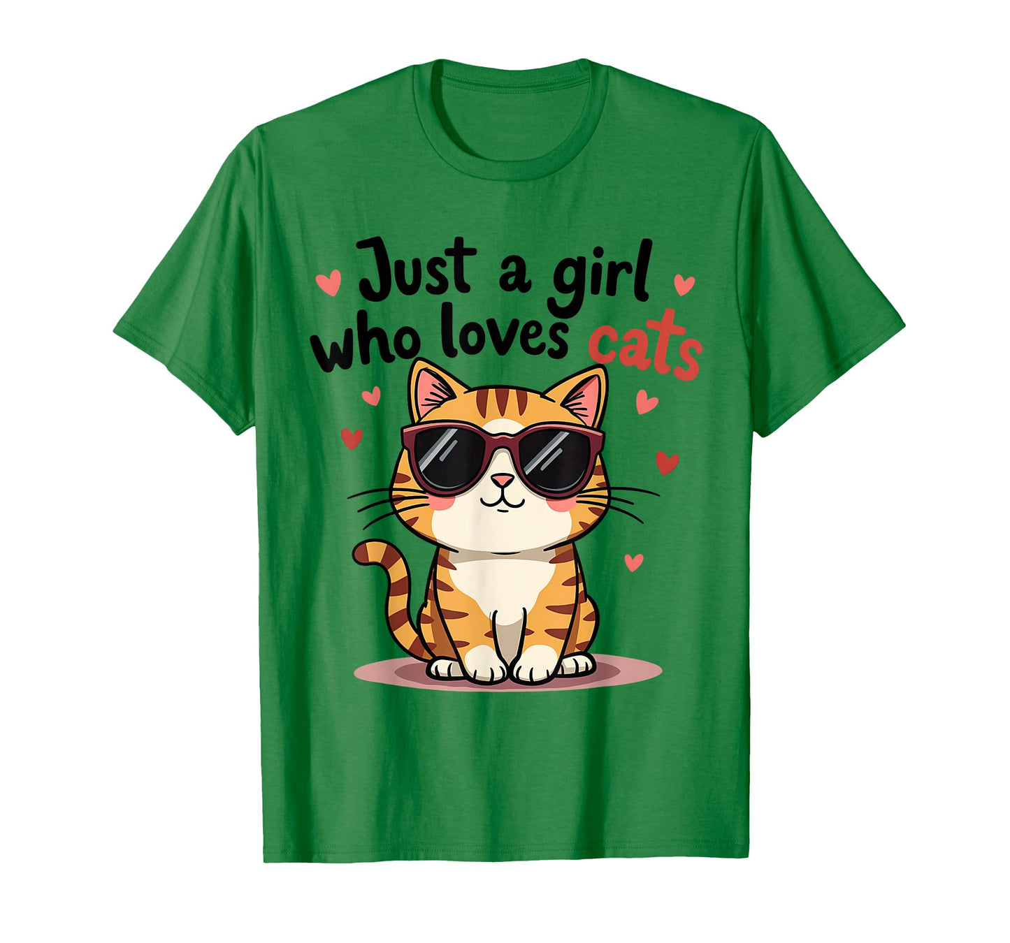 Cats Just A Girl Who Loves Cats T-Shirt