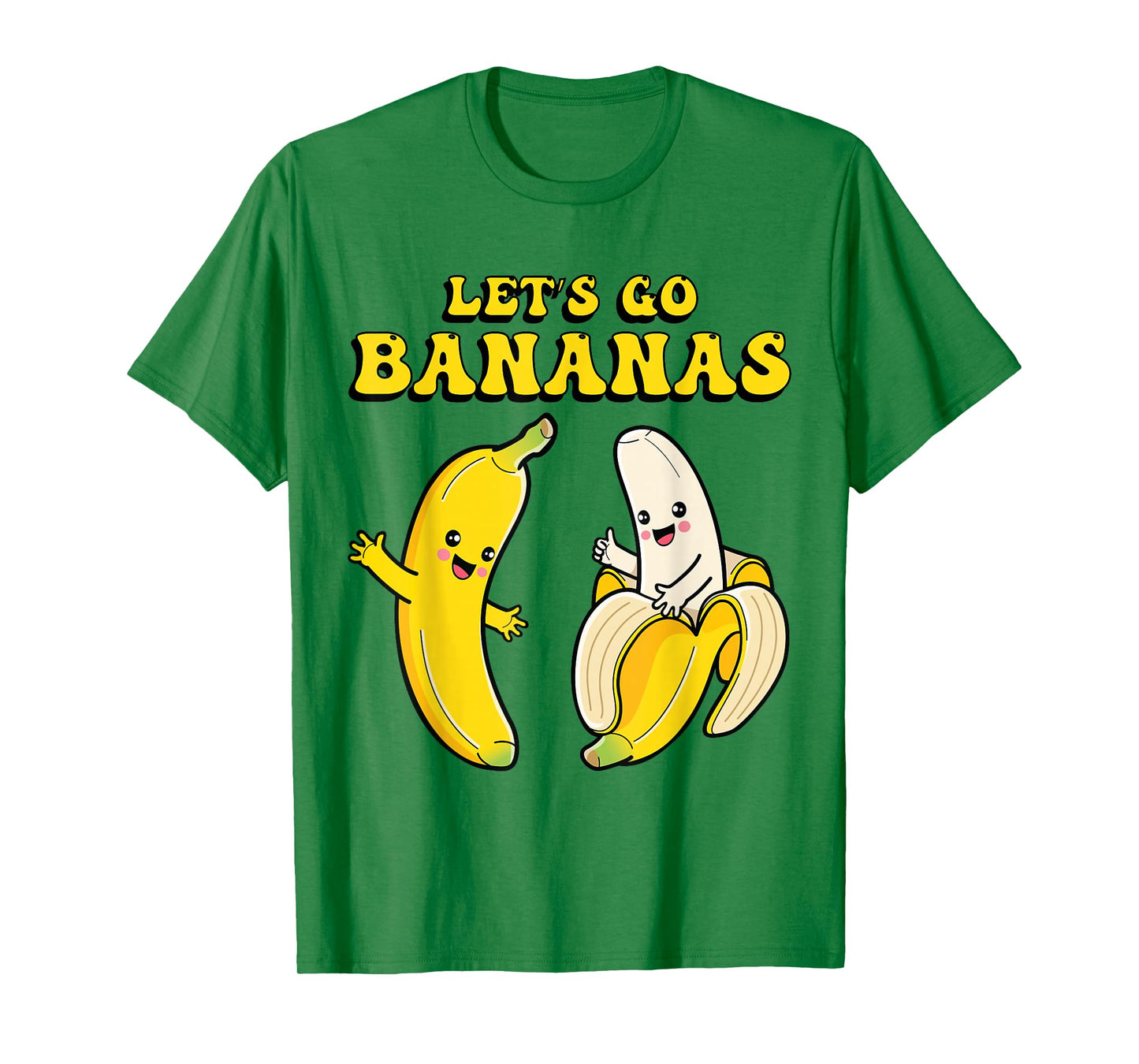 Kids Banana Funny Costume Let's Go Bananas Cute Boys Girls T-Shirt