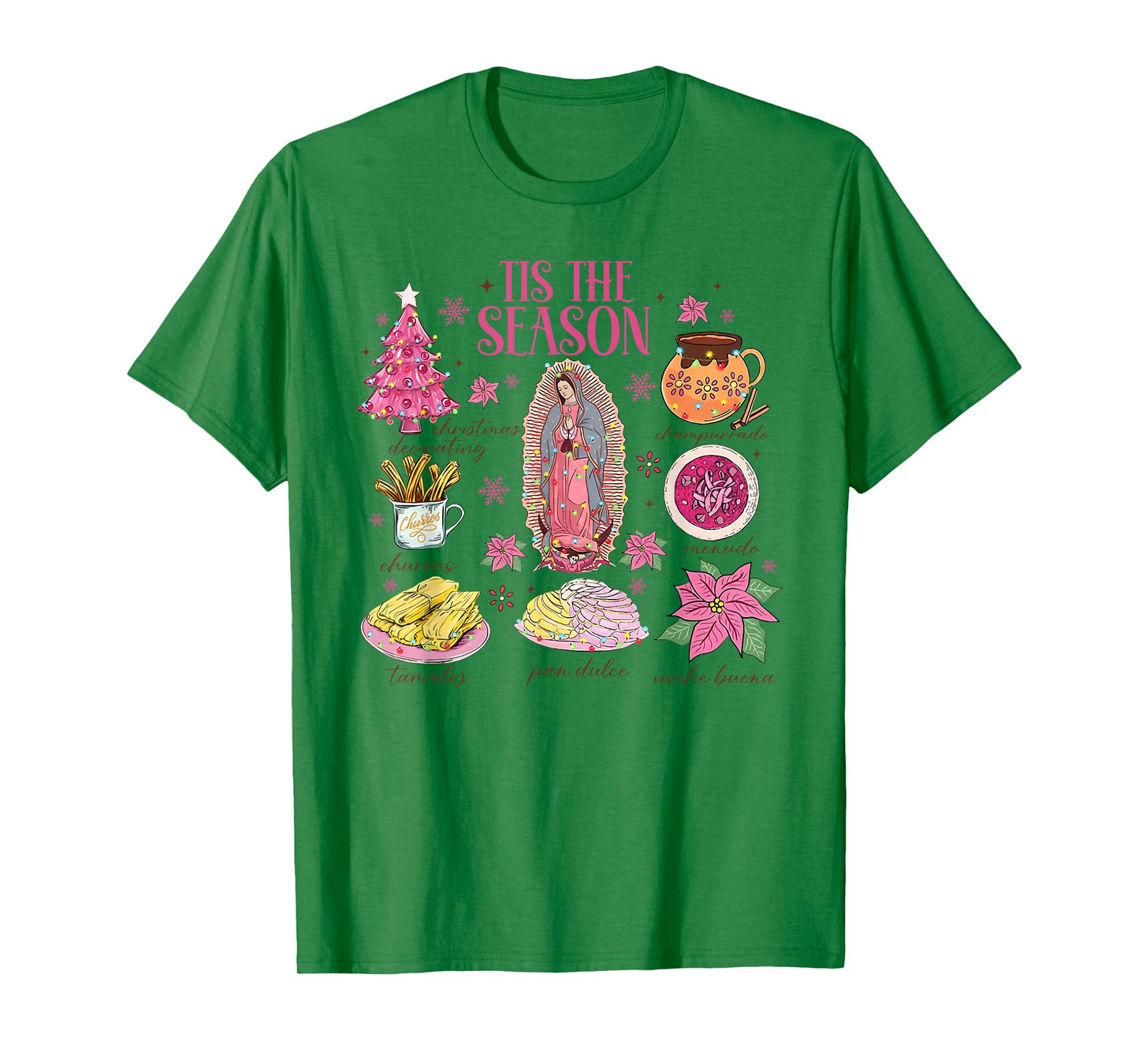 Coquette Tis The Season Mexican Christmas Spanish Donkey T-Shirt