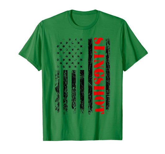 Slingshot Car American Flag Patriotic Sling shot T-Shirt