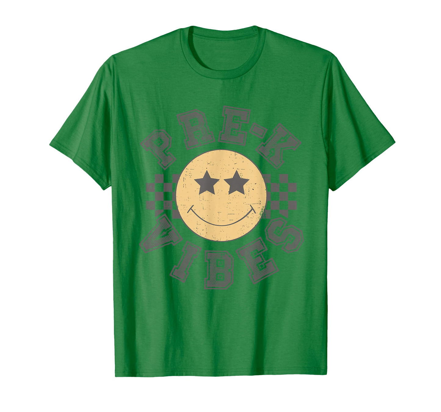 Retro Pre-K Vibes Teacher Student 1st Day Back To School T-Shirt