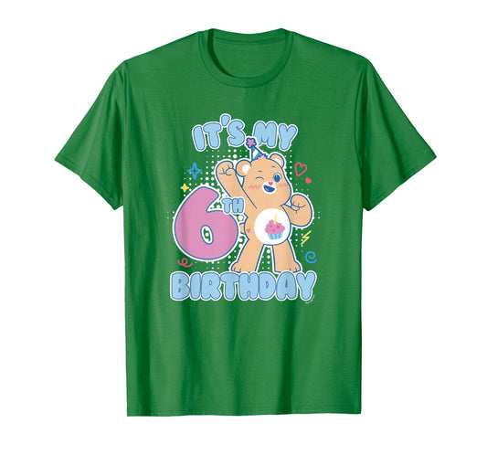 Care Bears Birthday Bear It's My 6th Birthday Celebration T-Shirt