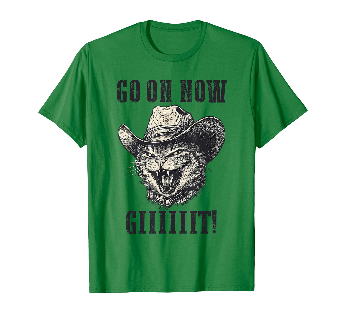 Vintage Cowboy Cat Shirt - Go On Git Western Cat T-Shirt