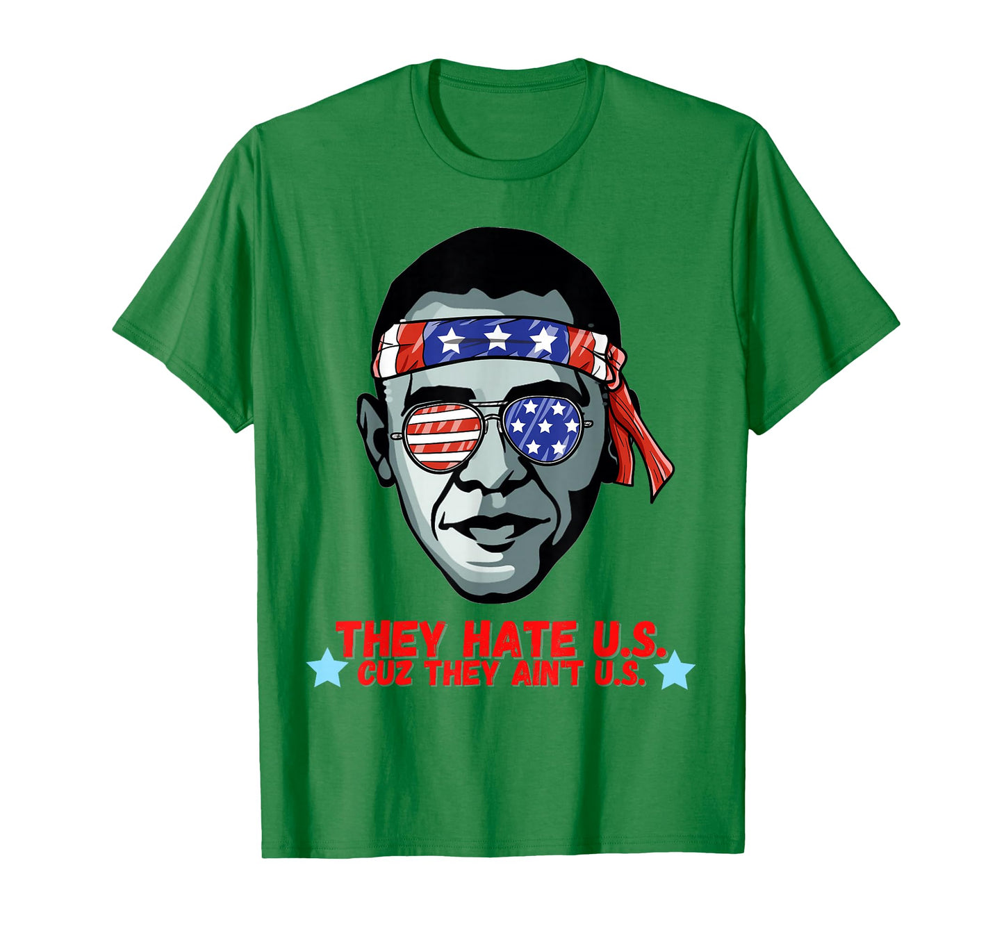 Funny Obama 4th of July Shirt for Adults Men Women T-Shirt