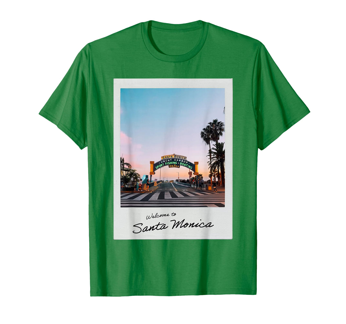 Welcome to Santa Monica Pier Aesthetic Instant Camera 35mm T-Shirt