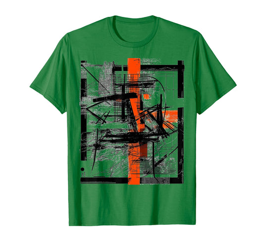 Art Drawing Abstract Geometric Graphic Art T-Shirt