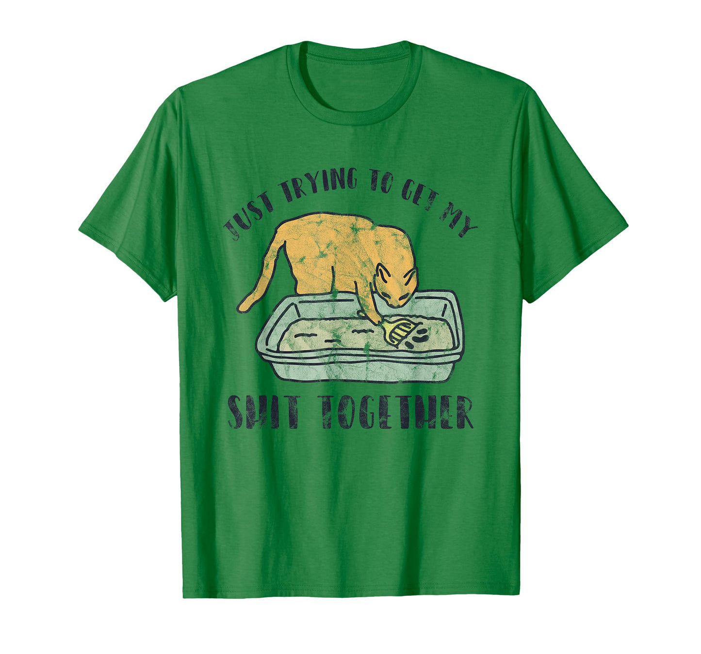 Just Trying To Get My Shit Together Cat Kitten T-Shirt