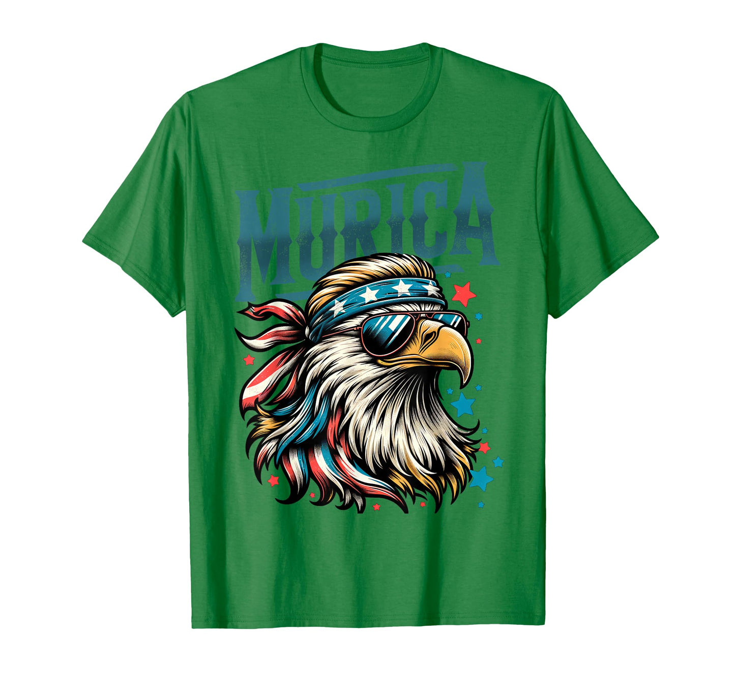 4th of July Patriotic Funny Eagle July 4th USA Murica T-Shirt