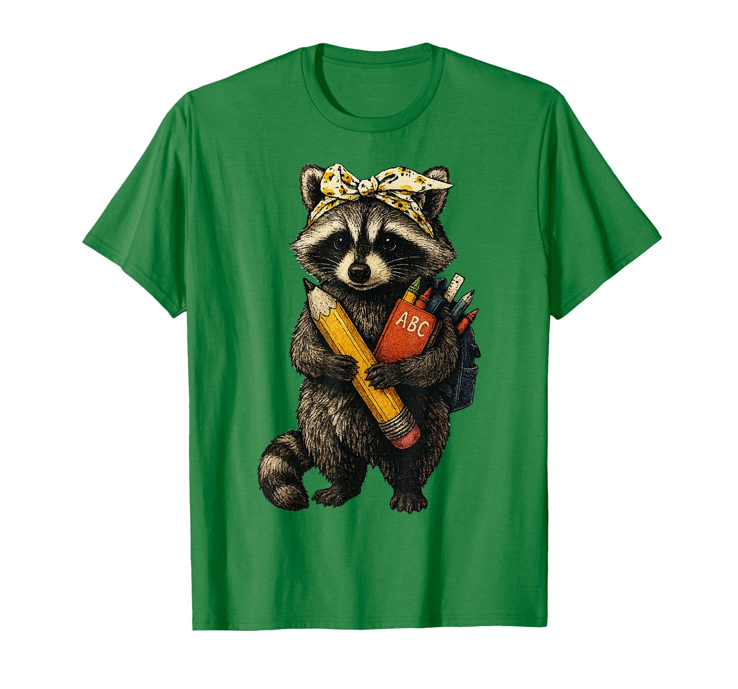 Back To School Raccoon teachers Student kids T-Shirt