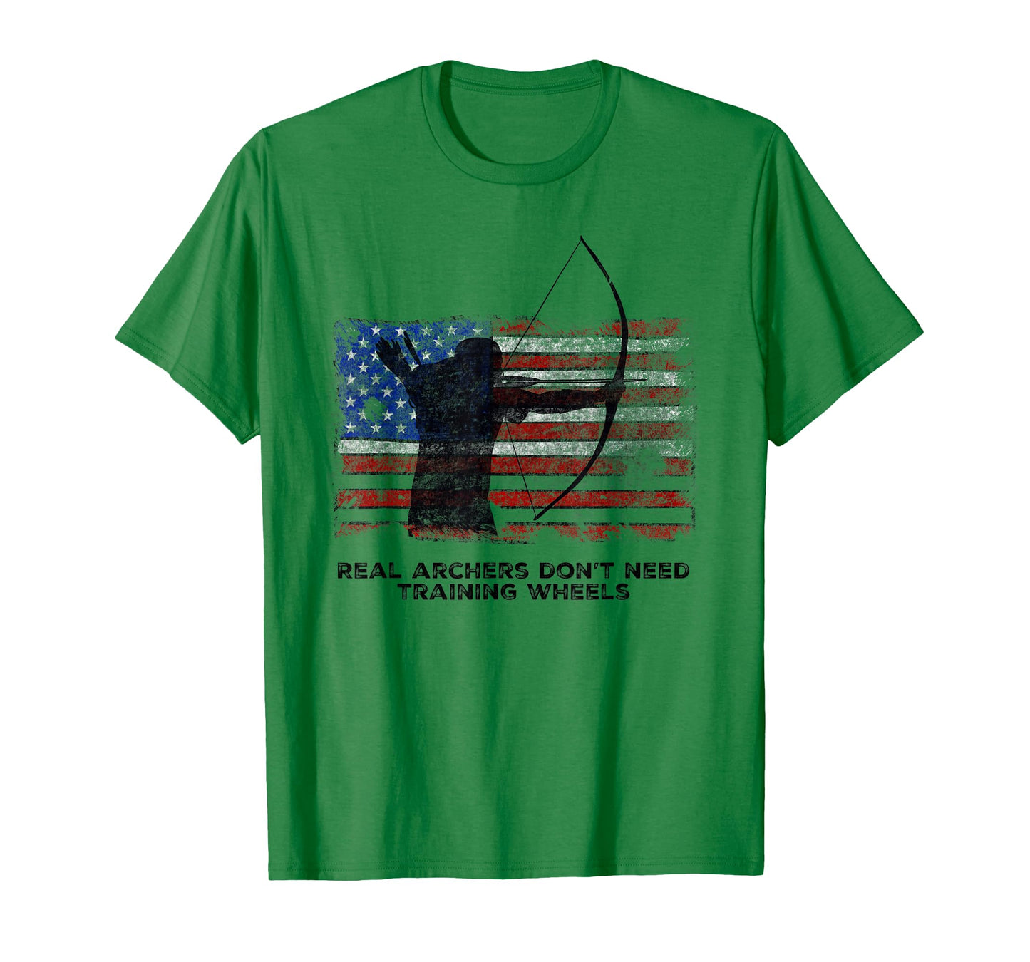 Traditional Archery Real Archers Don't Need Training Wheels T-Shirt