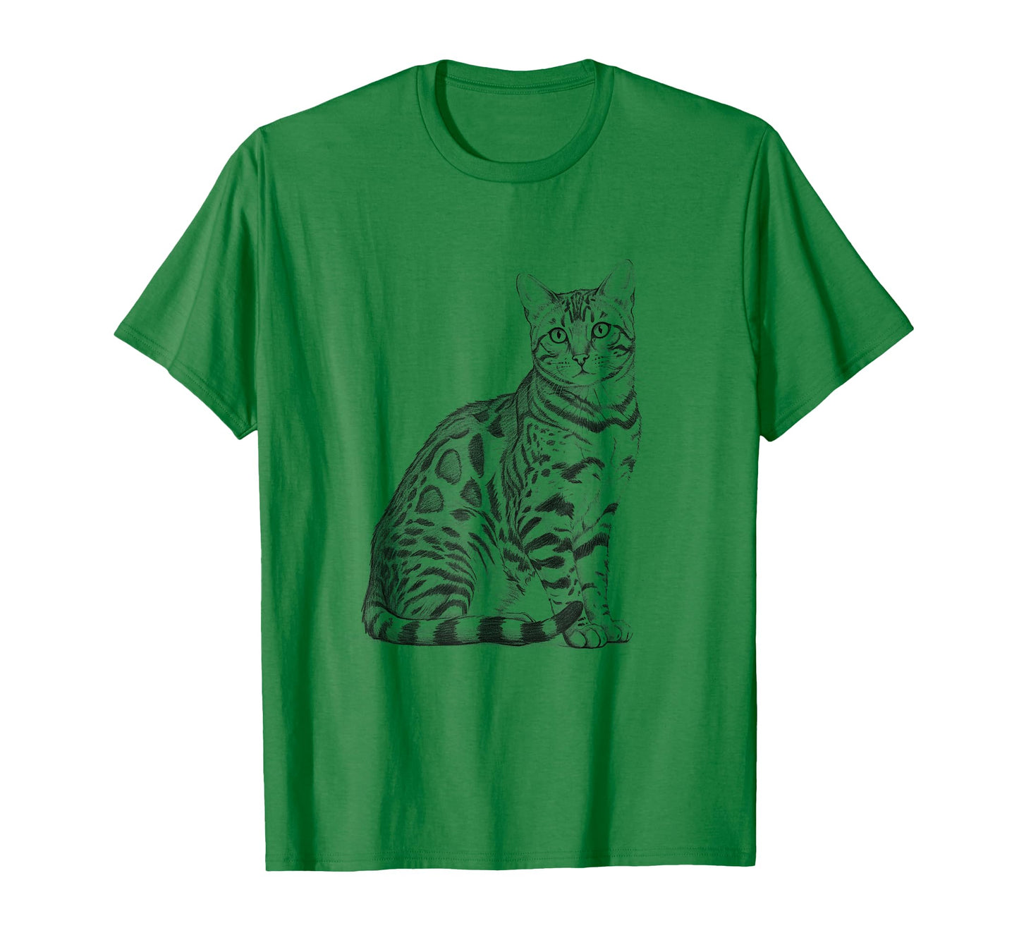Bengal Cat Design For Women And Men T-Shirt