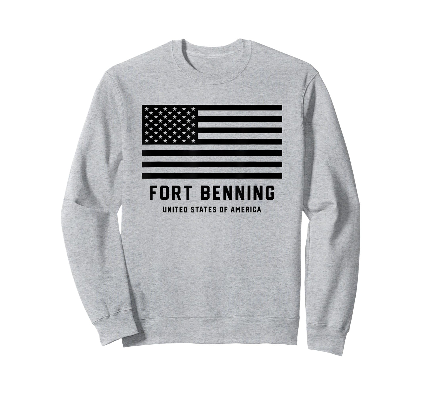 Fort Benning Georgia USA Military American Flag Armed Forces Women Kids Men T-Shirt