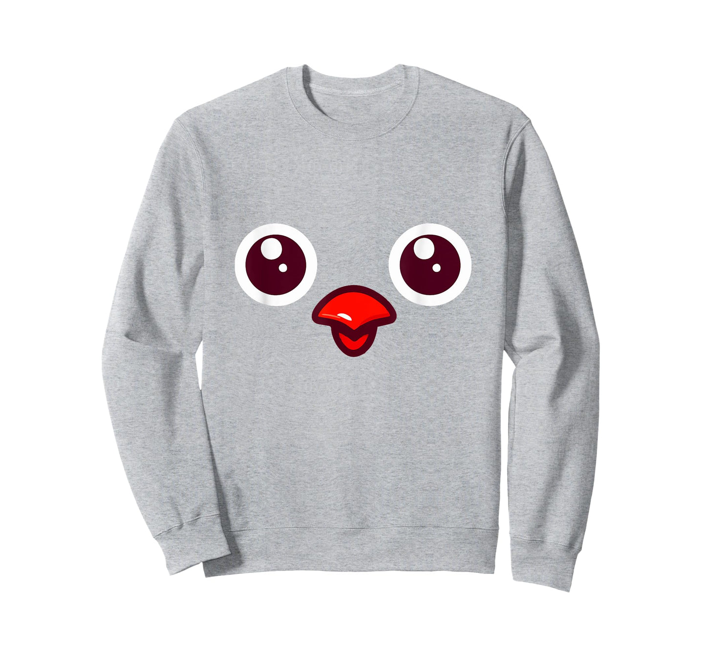Cute Yellow Chick Face Costume For Kids Farm Animal Meme T-Shirt