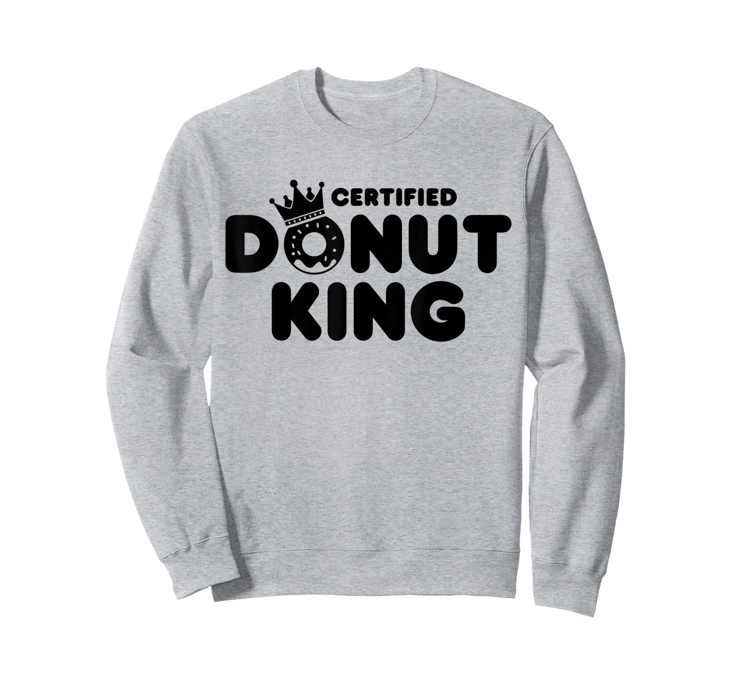 Certified Donut King Funny Boys Men Doughnut Food Lover T-Shirt