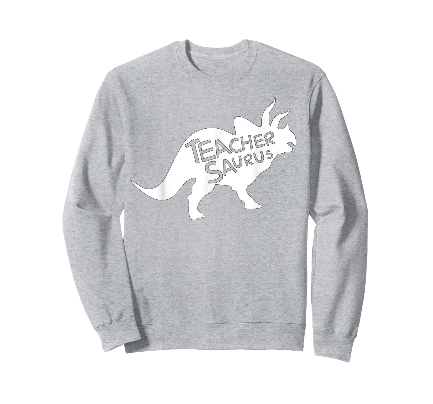 Teacher Saurus Shirt Funny Triceratop Dinosaur Gift Men Women T-Shirt
