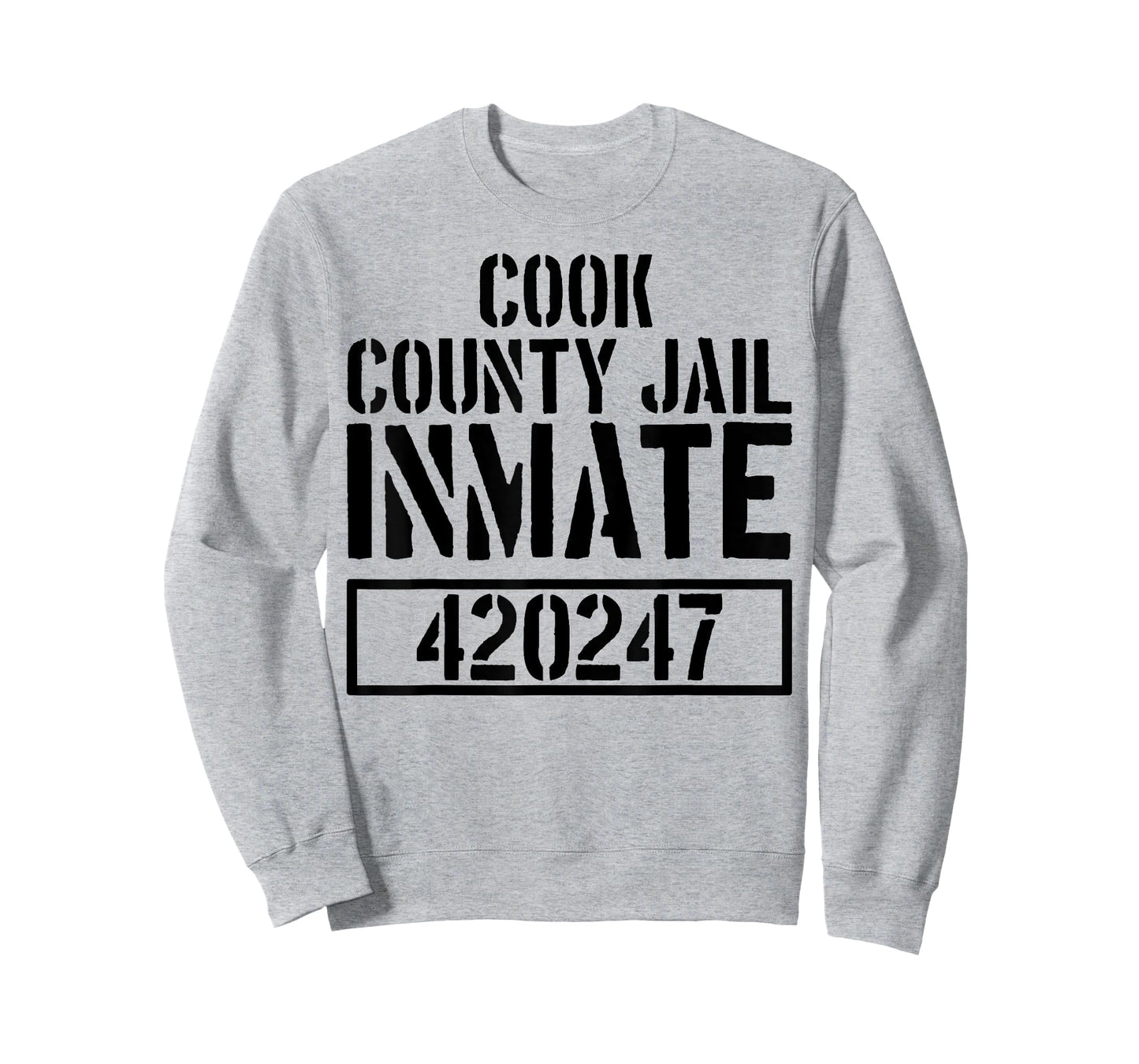 Cook County Jail Inmate T Shirt - Prison Halloween Costume T-Shirt