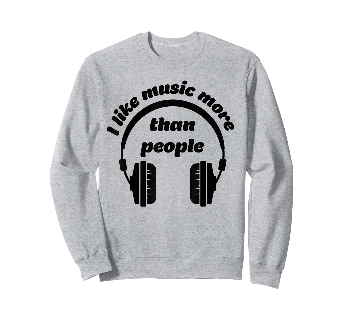 I Like Music More Than People- Music Love Shirt T-Shirt