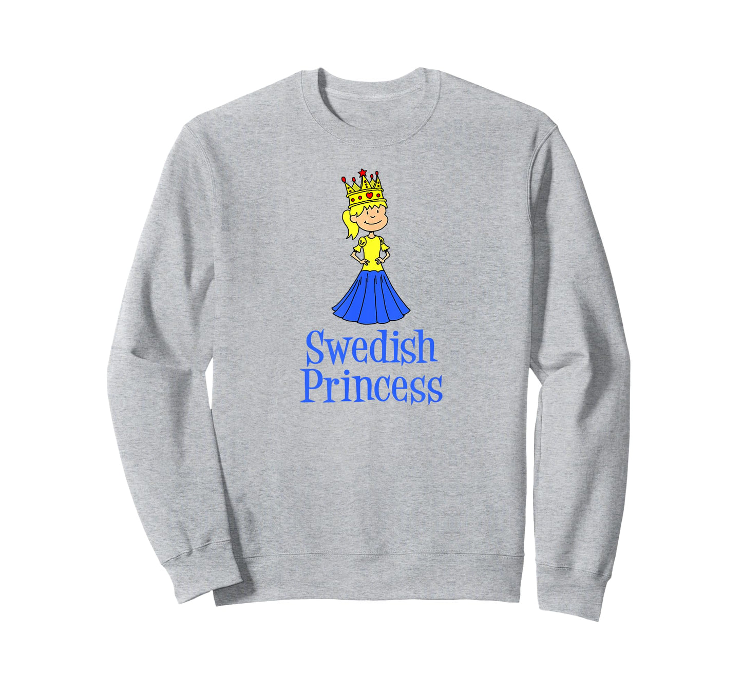 Swedish Princess Cute Girl Sweden Scandinavian Fairy Tale T-Shirt