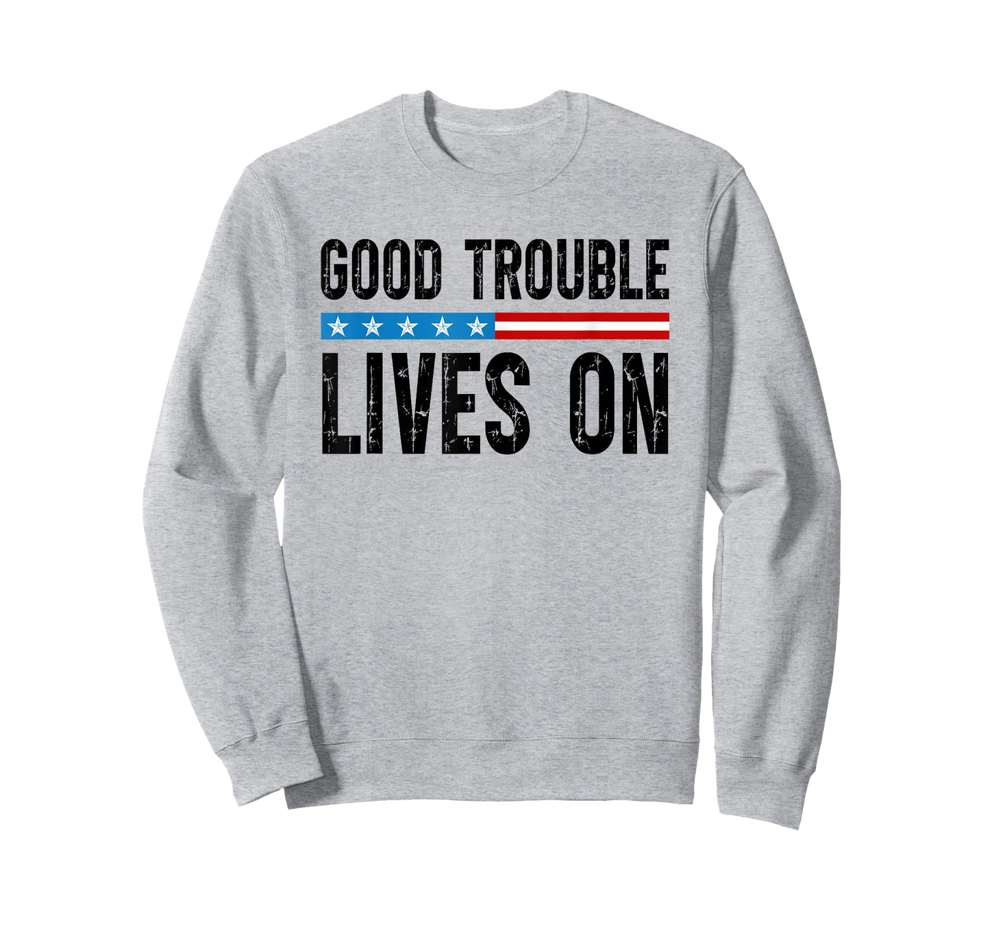 Good Necessary Trouble Lives On Rainbow USA Flag Resistance T-Shirt