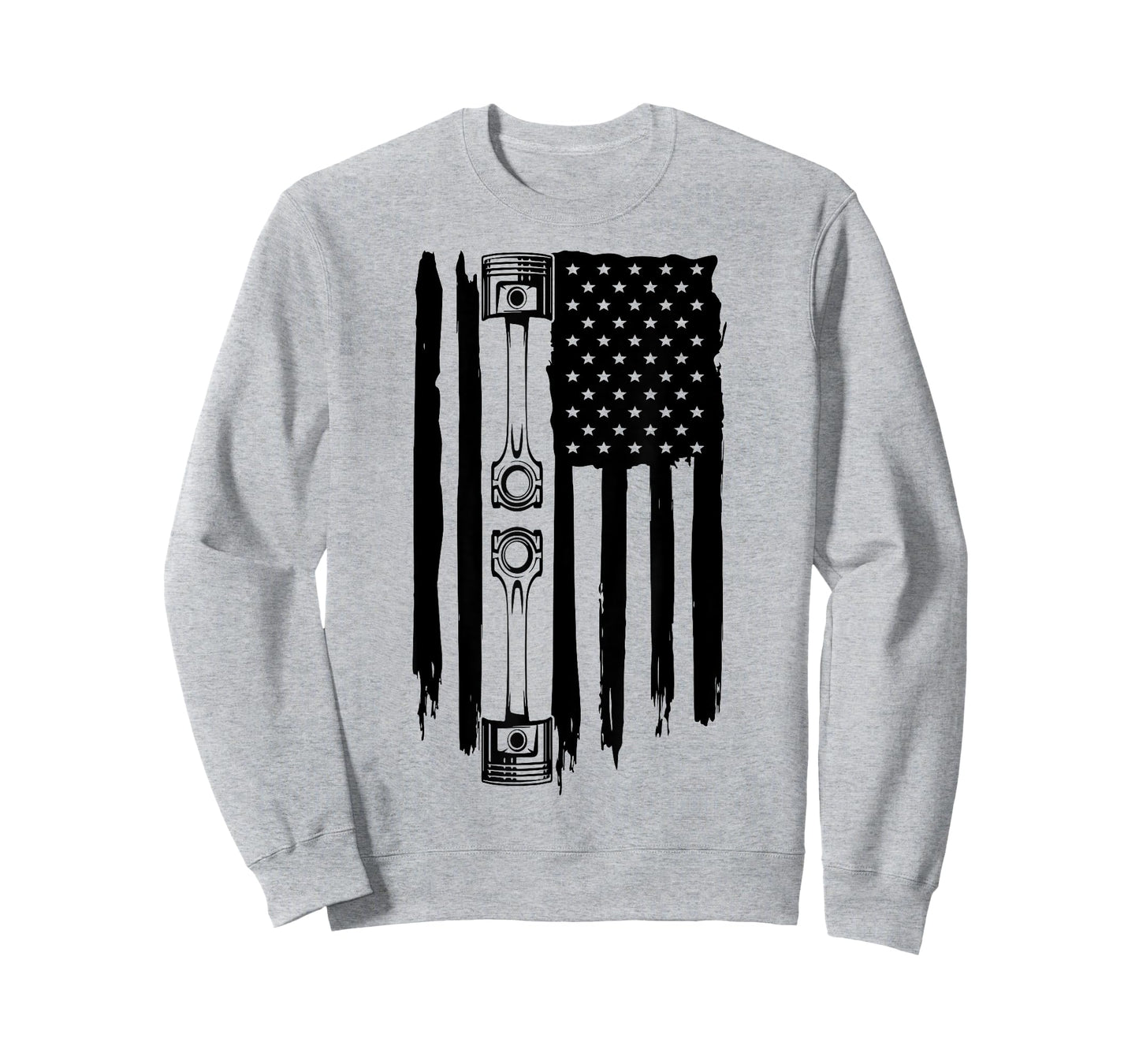 Piston American Flag Car Automotive Car Enthusiast LS RS 5.0 Women Men T-Shirt