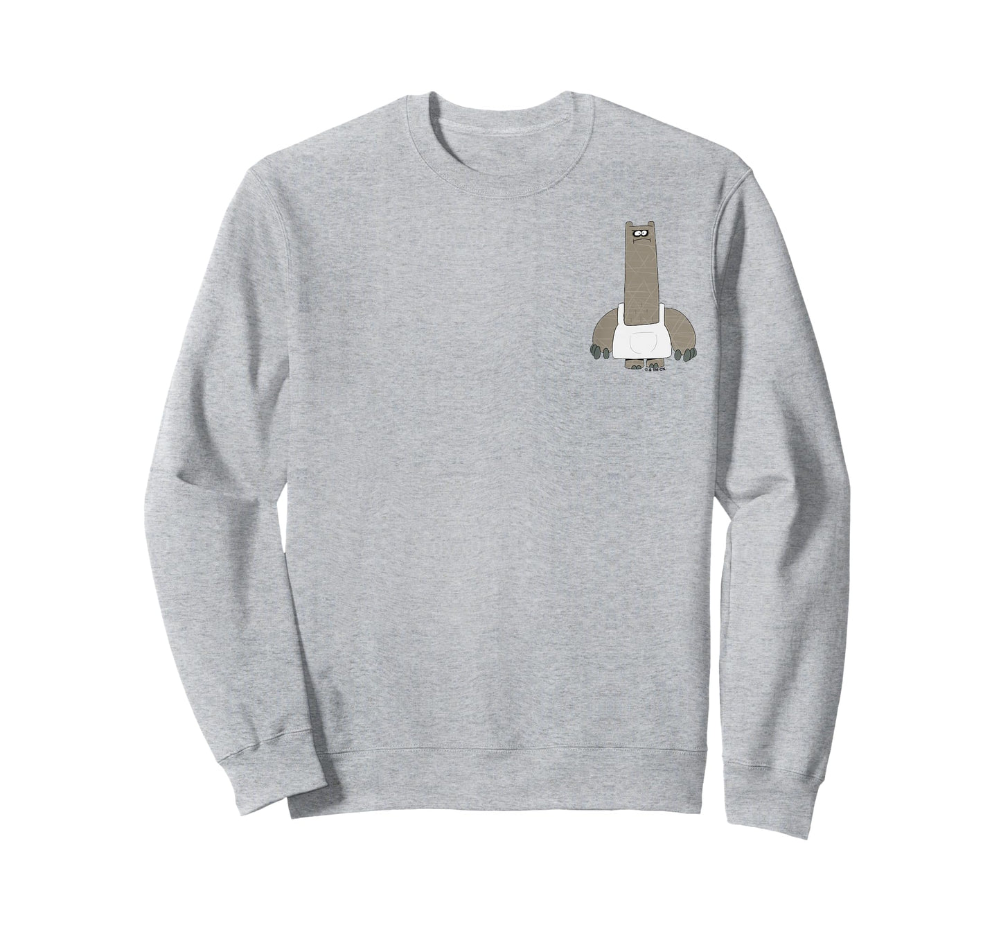 Chowder Shnitzel Angry Pose Full Body Shot Pocket Logo T-Shirt
