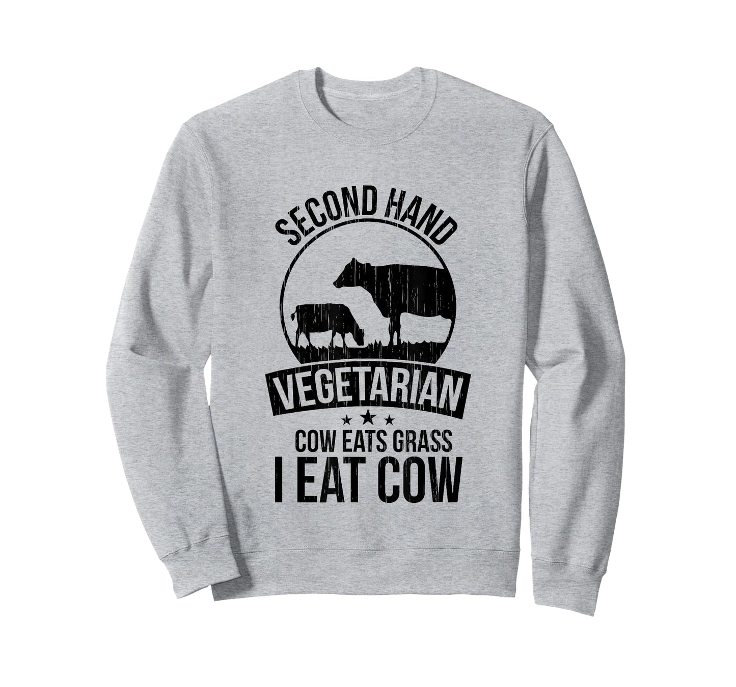 2nd Hand Vegetarian Shirt Funny Carnivore BBQ Meat Eater T-Shirt